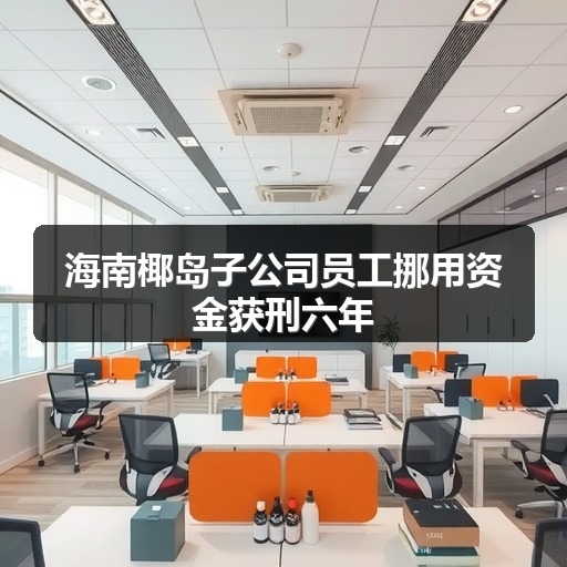 海南椰岛子公司员工挪用资金获刑六年
