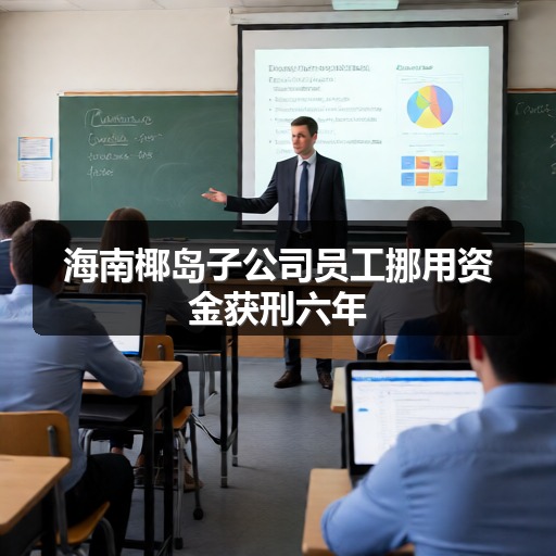 海南椰岛子公司员工挪用资金获刑六年
