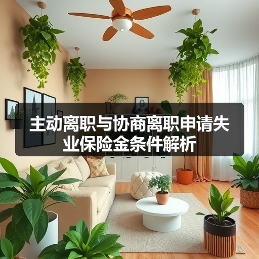主动离职与协商离职申请失业保险金条件解析