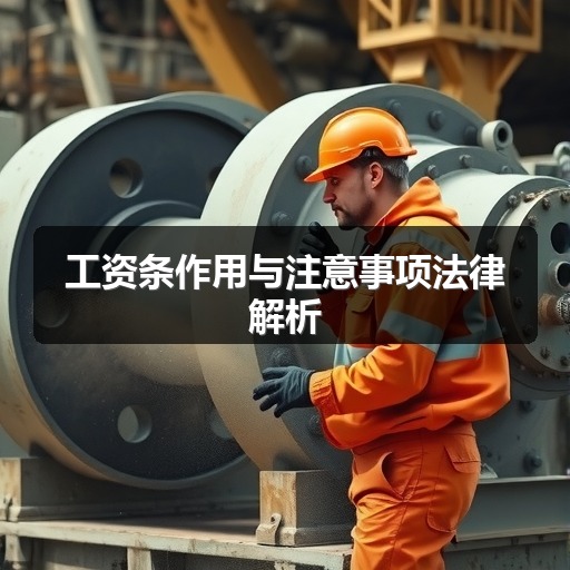 工资条作用与注意事项法律解析