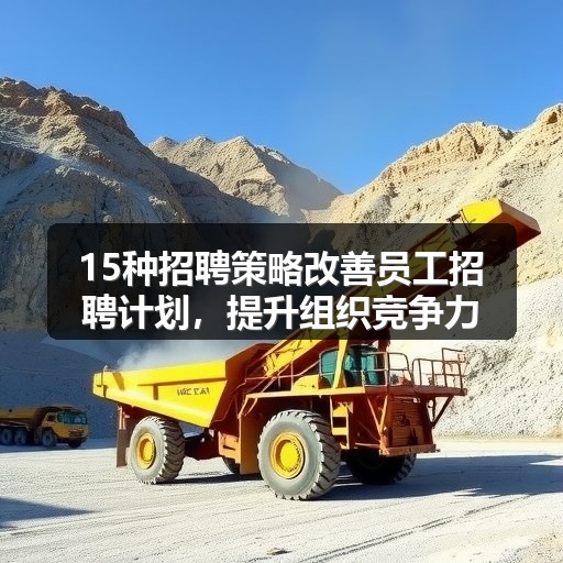 15种招聘策略改善员工招聘计划，提升组织竞争力