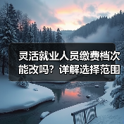 灵活就业人员缴费档次能改吗？详解基数选择范围-玄熵慧联优聘