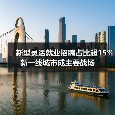 新型灵活就业招聘占比超15% 新一线城市成主要战场