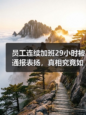 员工连续加班29小时被通报表扬，真相究竟如何？