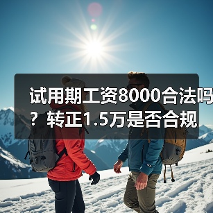 试用期工资8000合法吗？转正1.5万是否合规？