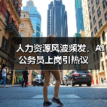人力资源风波频发，AI公务员上岗引热议
