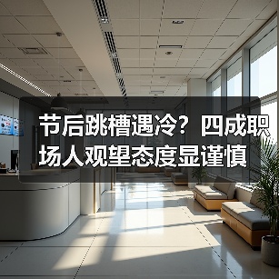 节后跳槽遇冷？四成职场人观望态度显谨慎
