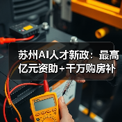 苏州AI人才新政:最高亿元资助+千万购房补贴,如何打造创新高地 苏州AI人才新政:最高亿元资助+千万购房补贴,如何打造创新高地