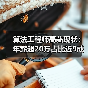 算法工程师高薪现状:年薪超20万占比近9成? 算法工程师高薪现状:年薪超20万占比近9成?