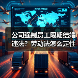 公司强制员工限期结婚违法?劳动法怎么定性? 公司强制员工限期结婚违法?劳动法怎么定性?