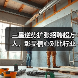 三星逆势扩张招聘超万人,彰显信心对比行业裁员潮 三星逆势扩张招聘超万人,彰显信心对比行业裁员潮