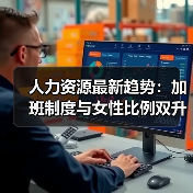 人力资源最新趋势:加班制度与女性比例双升级 人力资源最新趋势:加班制度与女性比例双升级