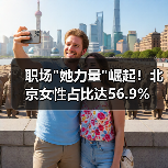 职场"她力量"崛起!北京女性占比达56.9% 职场"她力量"崛起!北京女性占比达56.9%