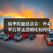 骑手权益恳谈会:外卖平台算法透明化如何保障骑手? 骑手权益恳谈会:外卖平台算法透明化如何保障骑手?