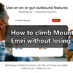 How to climb Mount Emei without losing your mind? A complete travel guide for first-timers