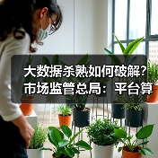 大数据杀熟如何破解?市场监管总局:平台算法透明化成关键 大数据杀熟如何破解?市场监管总局:平台算法透明化成关键