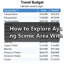 How to Explore Ayang Scenic Area Without a Tour Group? A Complete Self-Guided Travel Guide