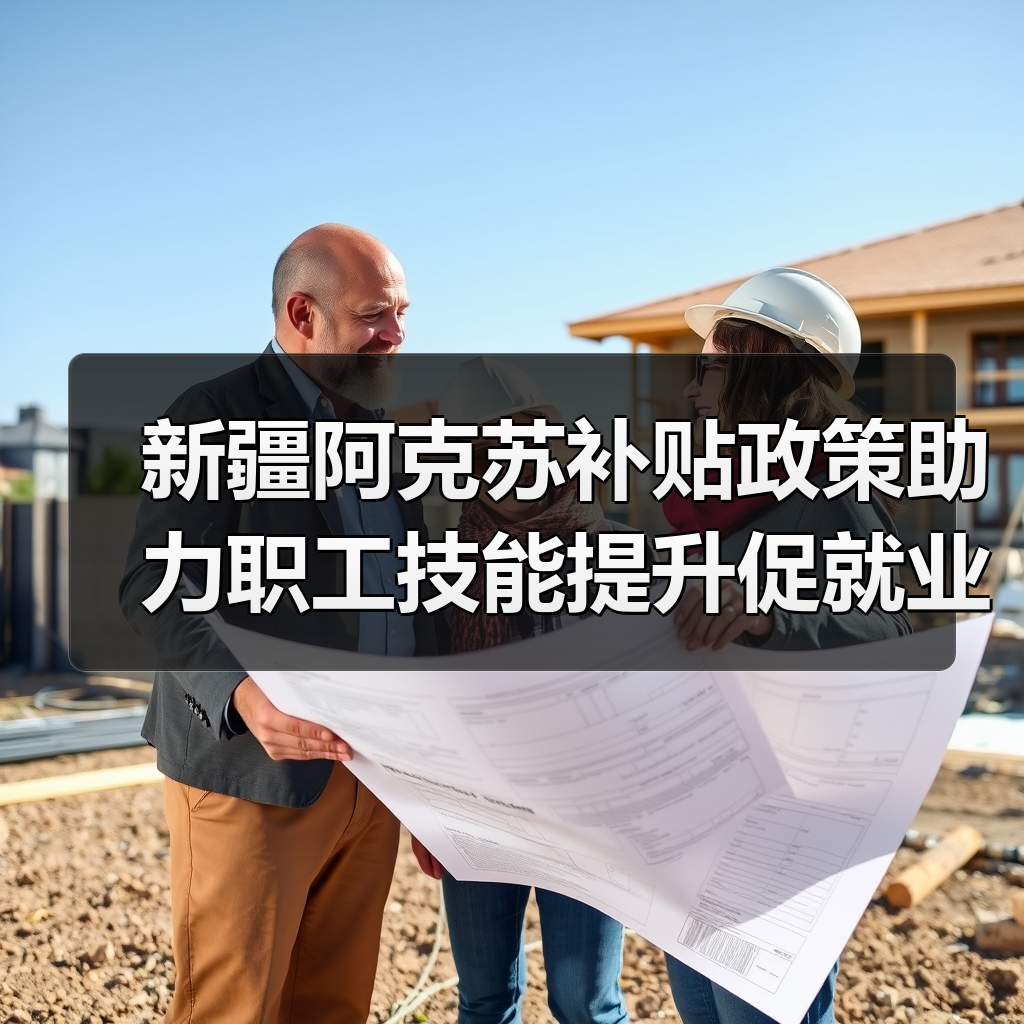 新疆阿克苏补贴政策助力职工技能提升促就业 新疆阿克苏补贴政策助力职工技能提升促就业