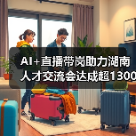 AI+直播带岗助力湖南人才交流会达成超1300就业意向 AI+直播带岗助力湖南人才交流会达成超1300就业意向