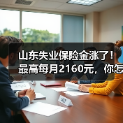 山东失业保险金涨了!最高每月2160元,你怎么看? 山东失业保险金涨了!最高每月2160元,你怎么看?