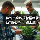 焦作市金秋招聘搭建就业"暖心桥":线上线下联动助力就业 焦作市金秋招聘搭建就业"暖心桥":线上线下联动助力就业