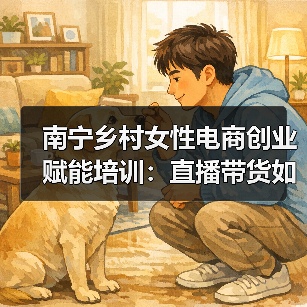 南宁乡村女性电商创业赋能培训:直播带货如何助力乡村振兴 南宁乡村女性电商创业赋能培训:直播带货如何助力乡村振兴