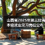 山西省2025年第三批省本级就业见习岗位公布 山西省2025年第三批省本级就业见习岗位公布