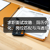 求职面试攻略:简历优化、岗位匹配与沟通技巧(2026版) 求职面试攻略:简历优化、岗位匹配与沟通技巧(2026版)
