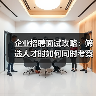 企业招聘面试攻略：筛选人才时如何同时考察能力与稳定性