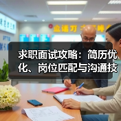 求职面试攻略:简历优化、岗位匹配与沟通技巧 求职面试攻略:简历优化、岗位匹配与沟通技巧