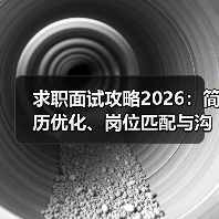 求职面试攻略2026:简历优化、岗位匹配与沟通技巧 求职面试攻略2026:简历优化、岗位匹配与沟通技巧